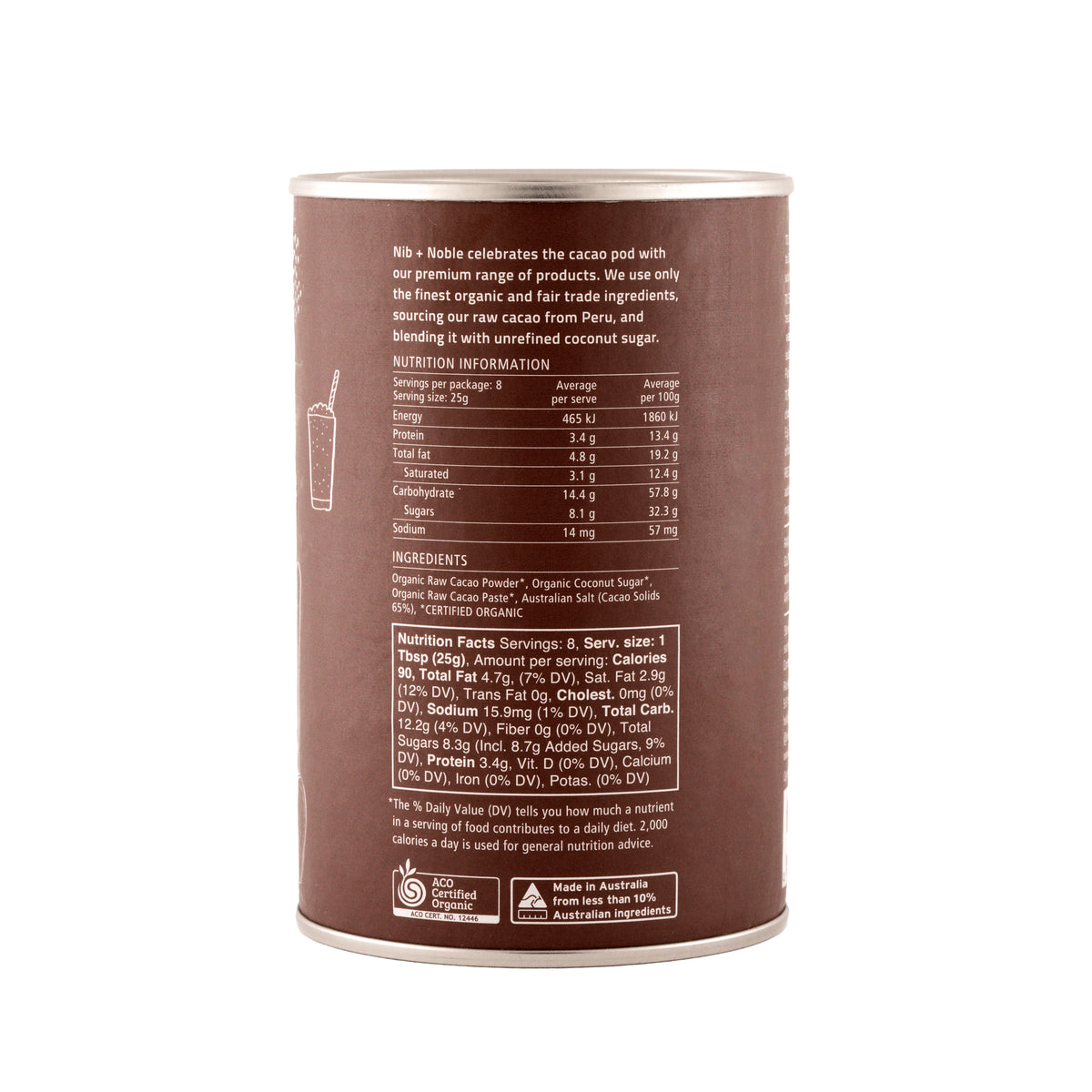 Nib & Noble - 65% Cacao (Organic Drinking Chocolate)